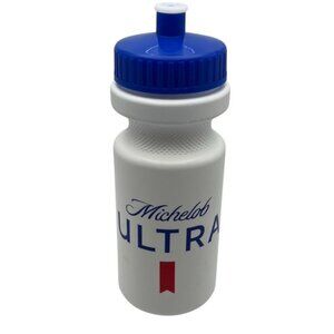 Michelob Ultra Beer Pro Fitness White BPA-Free Plastic Squeeze Water Bottle Used
